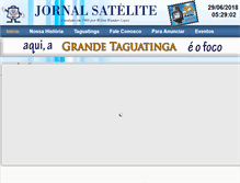 Tablet Screenshot of jornalsatelite.com.br